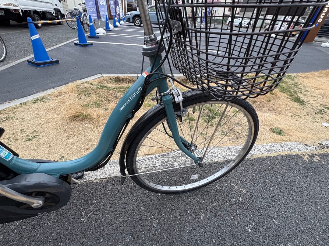 中古YAMAHA電動アシスト自転車　12.3Ah 大阪　066