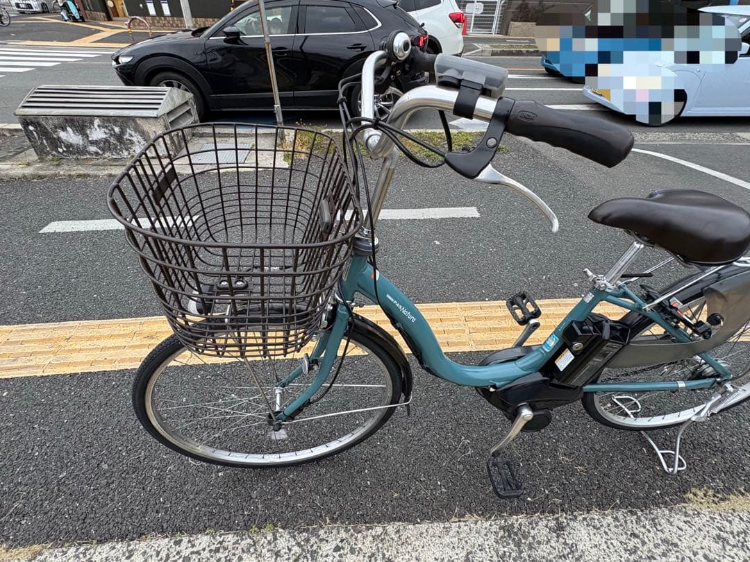 中古YAMAHA電動アシスト自転車　12.3Ah 大阪　066