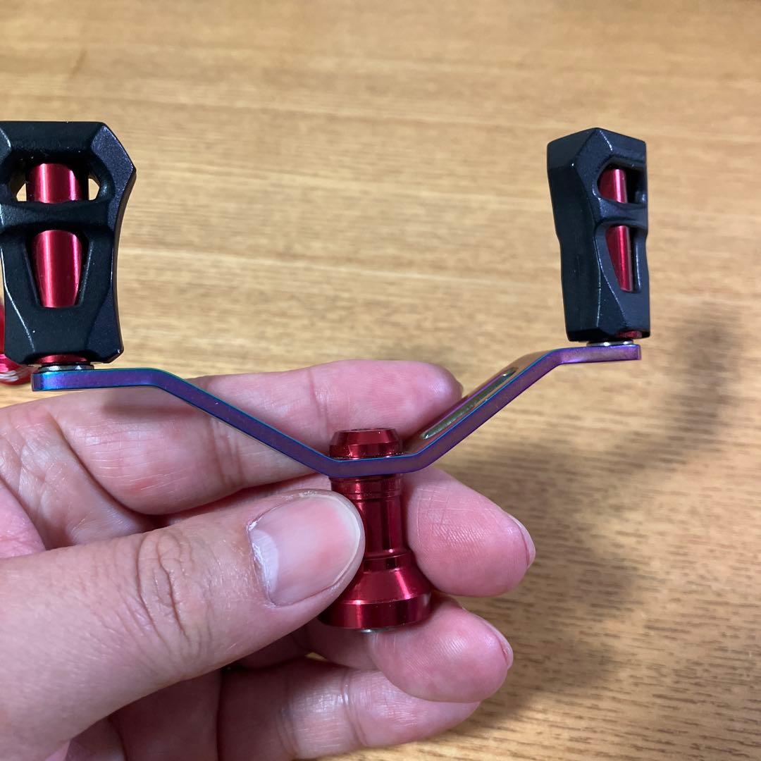 美品　早い物勝ち　ダイワ用　ドレス　ダブルハンドル　ゴメクサス　スタンド　セット