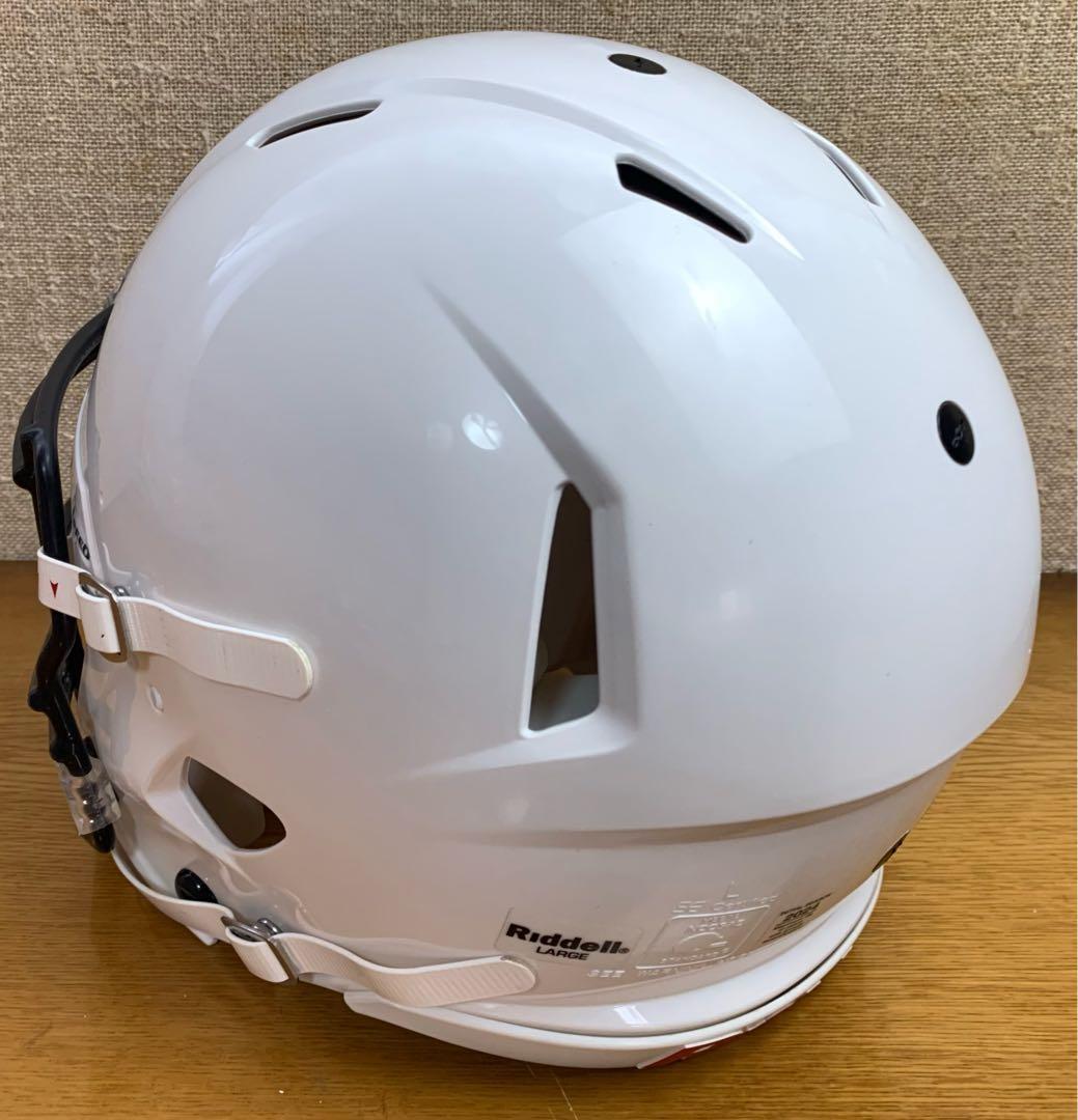 良品 Riddell アメフトヘルメット Spd Clsc Icon ホワイト