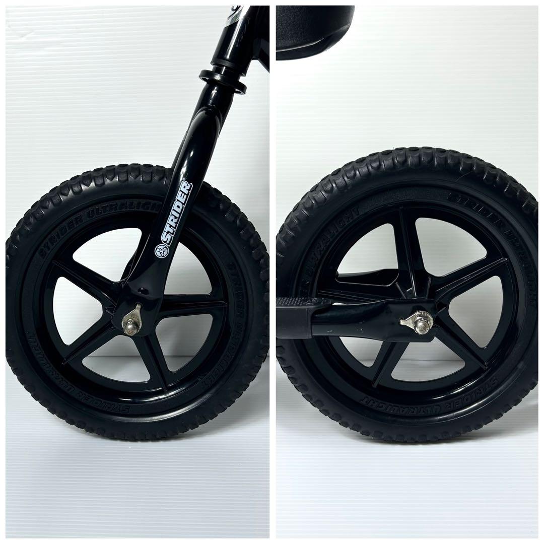 美品☆ストライダー スポーツ ブラック 黒 キックバイク 補助なし