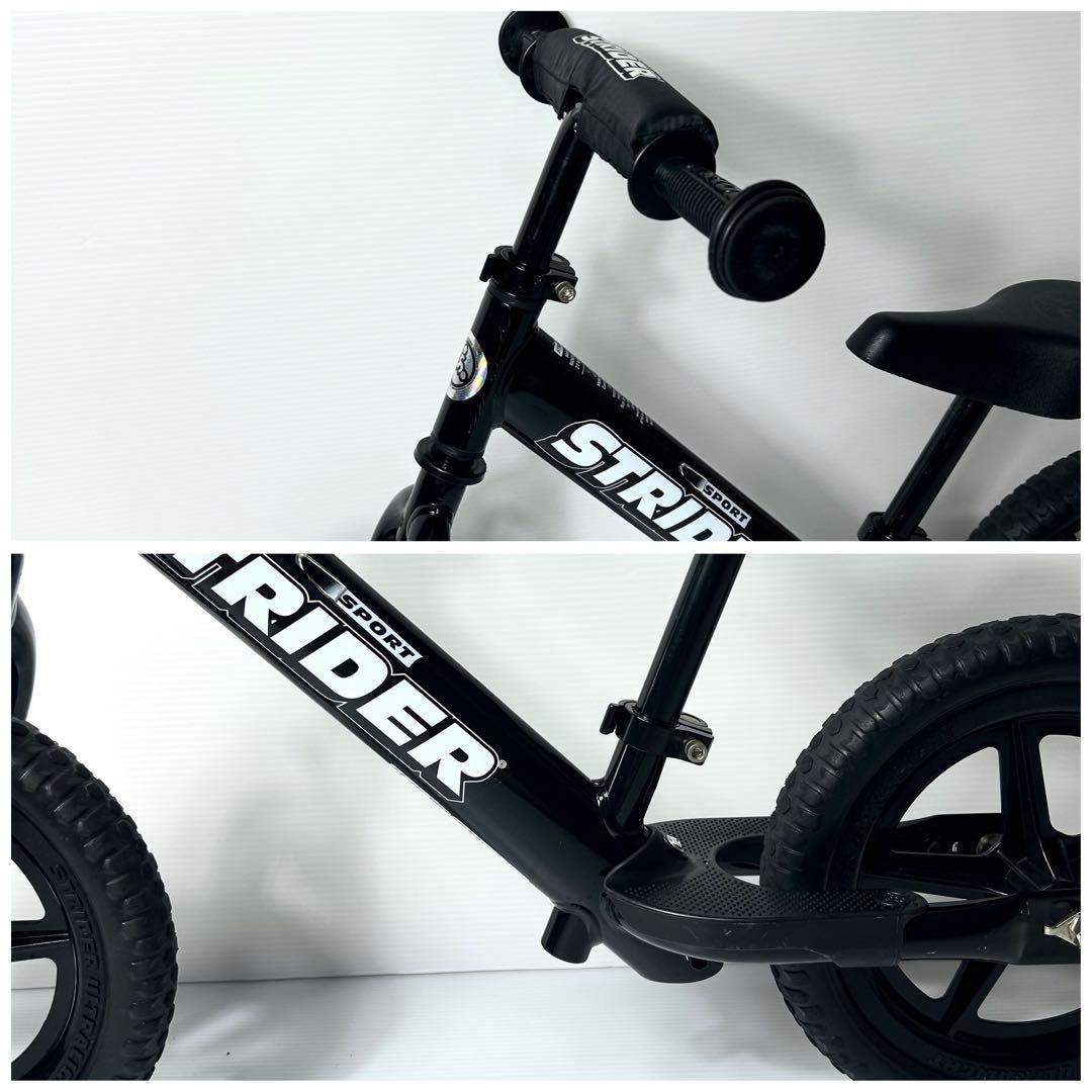 美品☆ストライダー スポーツ ブラック 黒 キックバイク 補助なし