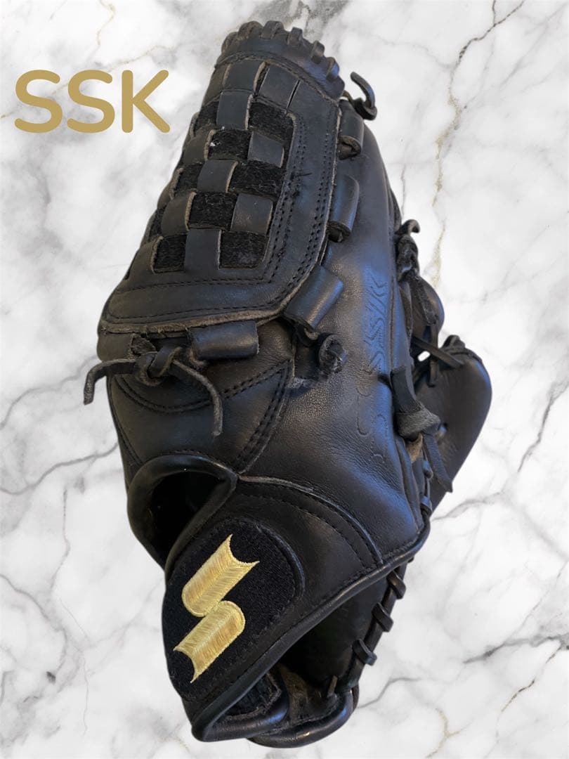 SSK エスエスケイ 日本製 スーパーソフト 旧ラベル 軟式グローブ