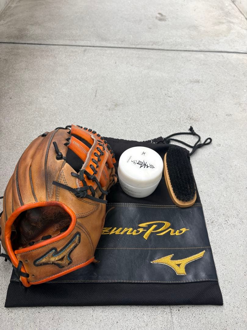Mizuno 硬式グローブ 袋付き