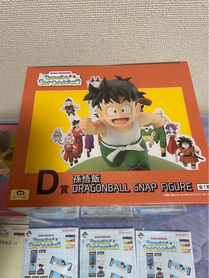 ドラゴンボール スナップコレクション　一番くじ　ラストワン悟飯andビーデル他