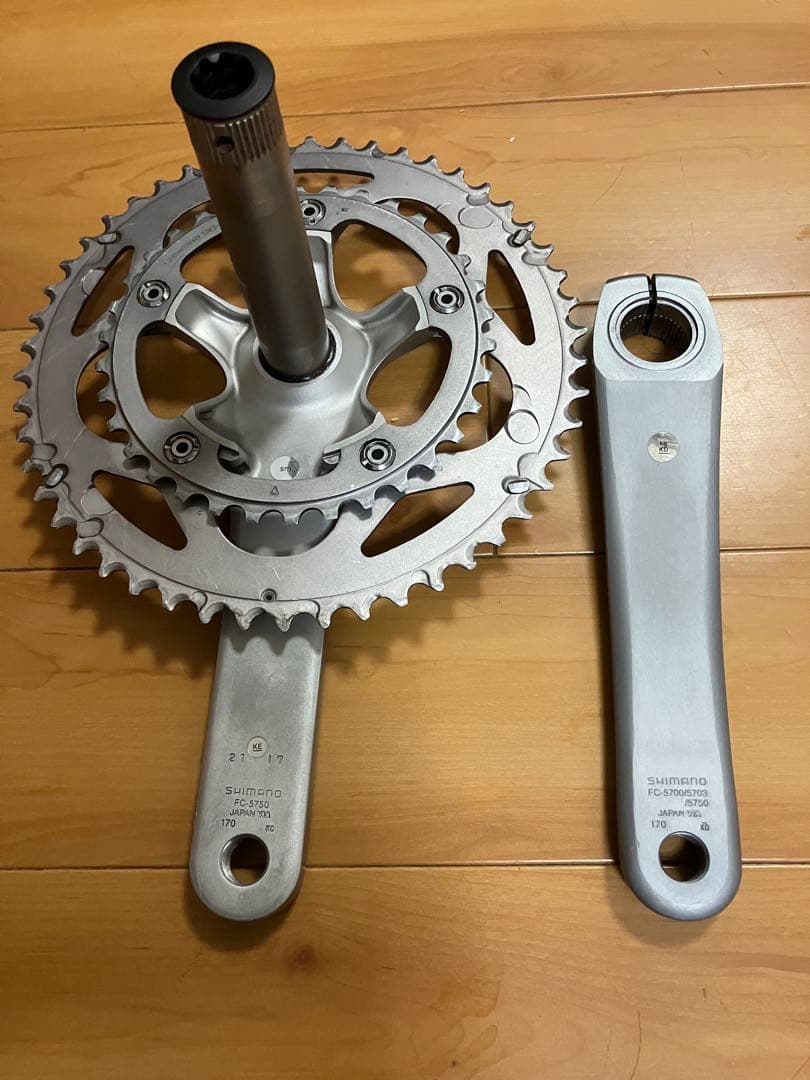 シマノ 5700系105コンポセット　2×11s170-50/34 11〜25T