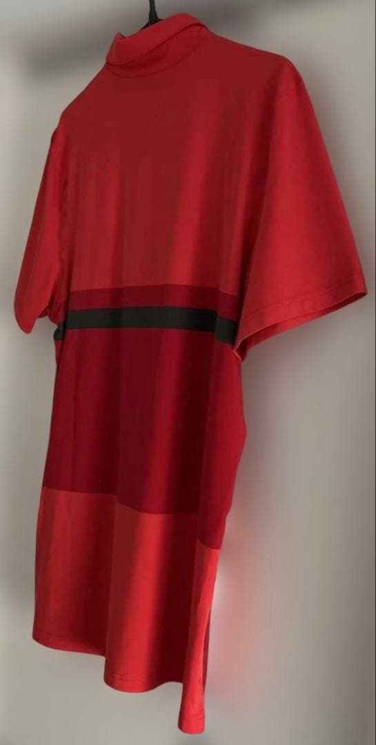 NIKE ナイキ　テニス　RF ポロシャツ　赤　M ② フェデラー