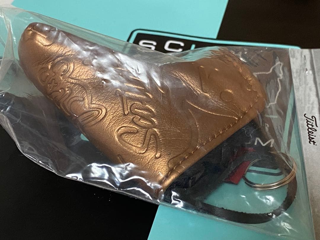 正規品 Scotty Cameron ミニパターカバー Key Fob ゴールド