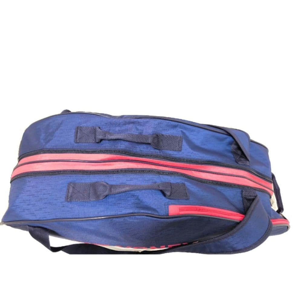 【美品】YONEX ラケットバッグ テニス バドミントン ネイビー/ピンク