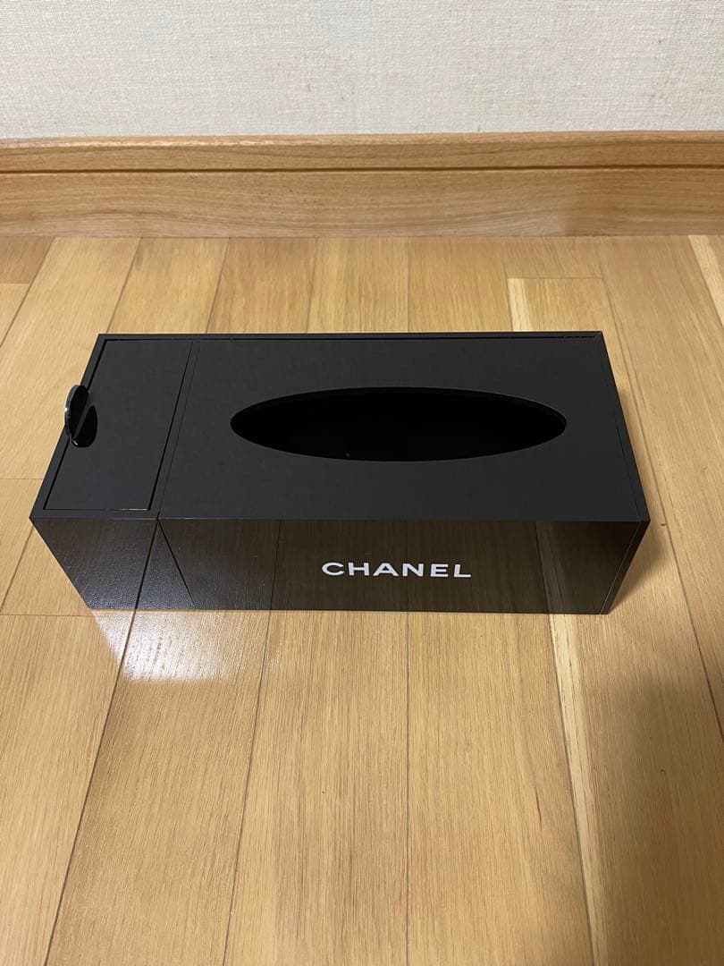 CHANEL シャネル　ティッシュボックス ブラック
