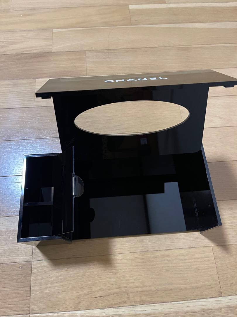 CHANEL シャネル　ティッシュボックス ブラック