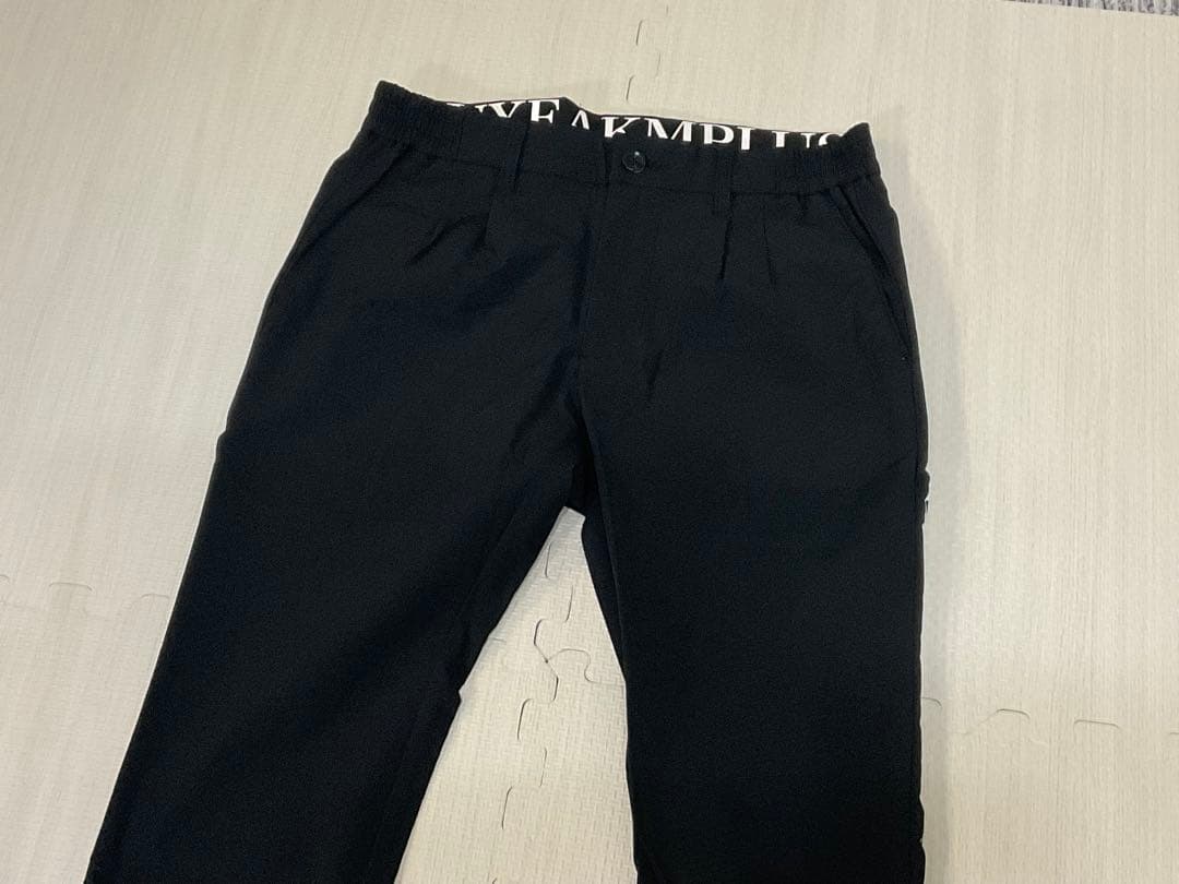 LUXEAKMPLUS サイドロゴ スーパーストレッチパンツ