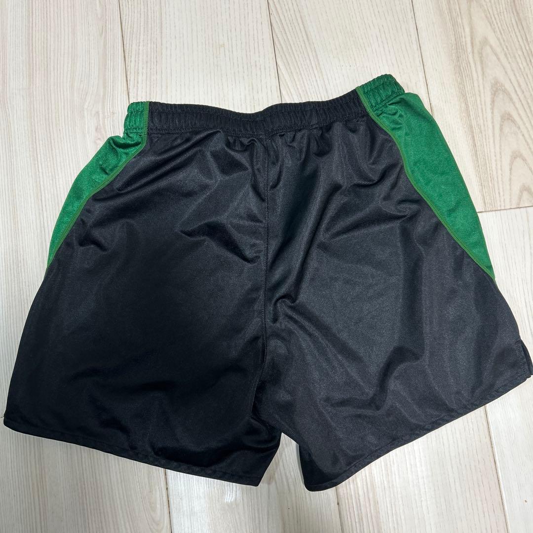 ASICSゲームパンツ 黒/緑