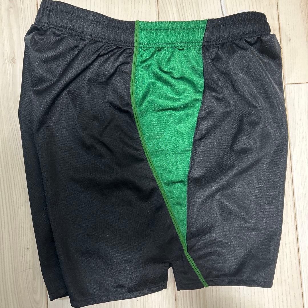 ASICSゲームパンツ 黒/緑