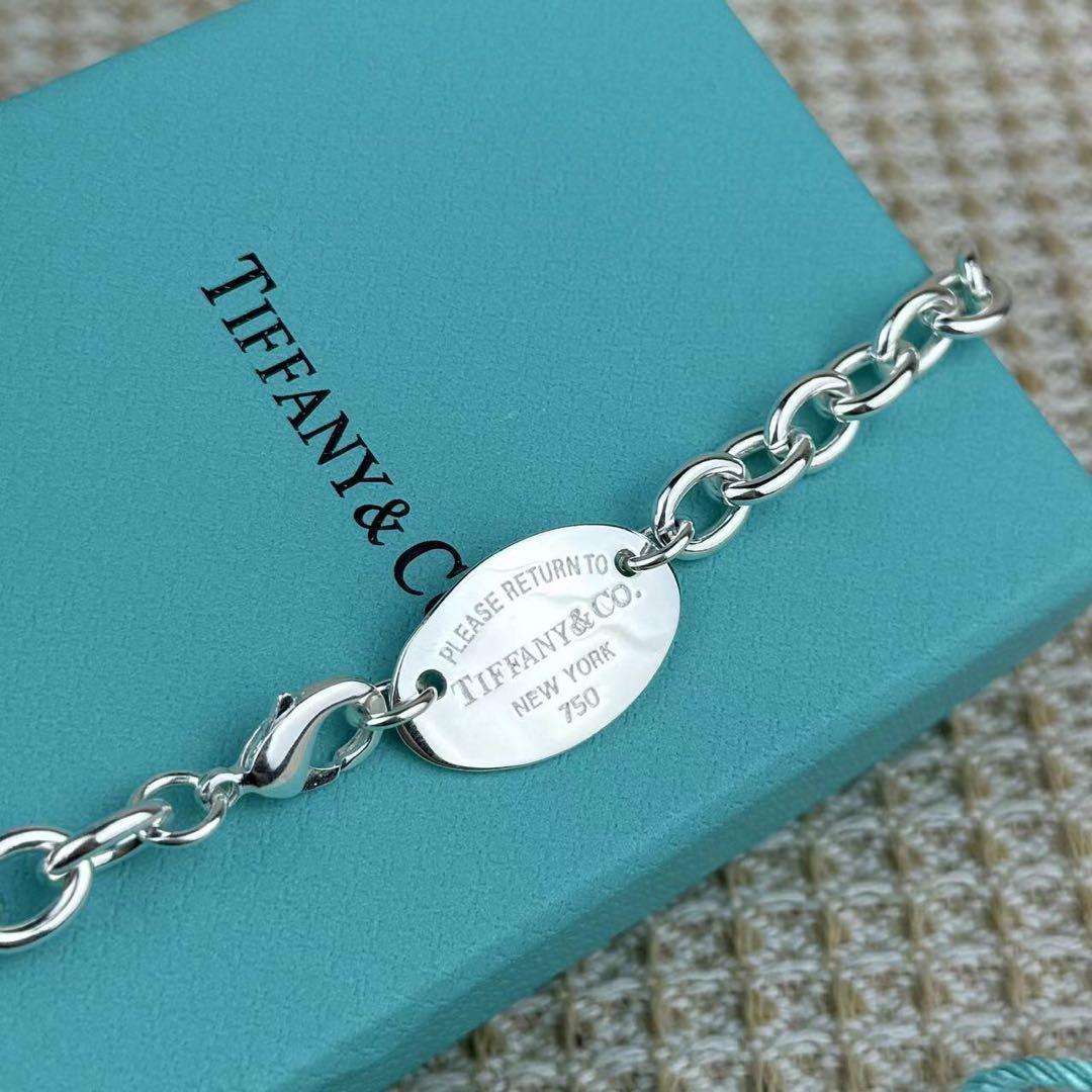 Tiffany ノベルティ ネックレス チョーカー オーバル タグ
