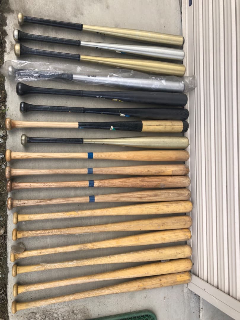 野球バット 16本セット 木製 金属製