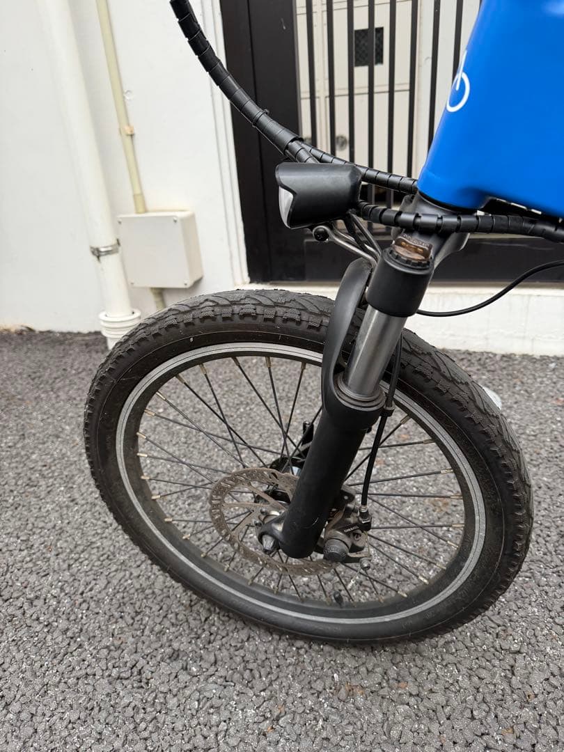 MATE CITY電動アシスト自転車 青