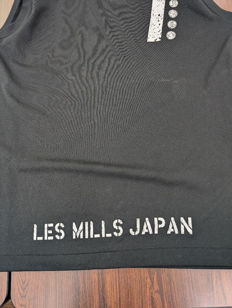 〈中古品〉Les Mills レスミルズ ノースリーブシャツ Lサイズ ブラック