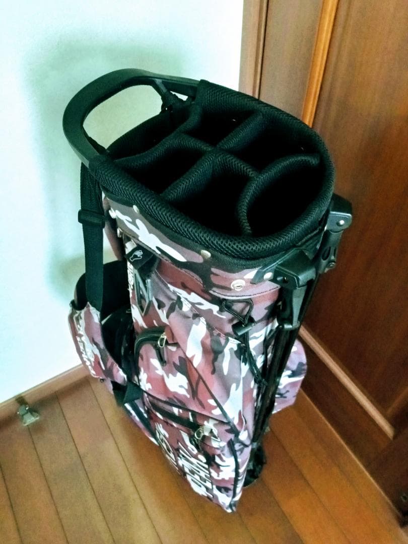 ★PYKES PEAK★スタンド式キャディバッグ★迷彩柄★美品★