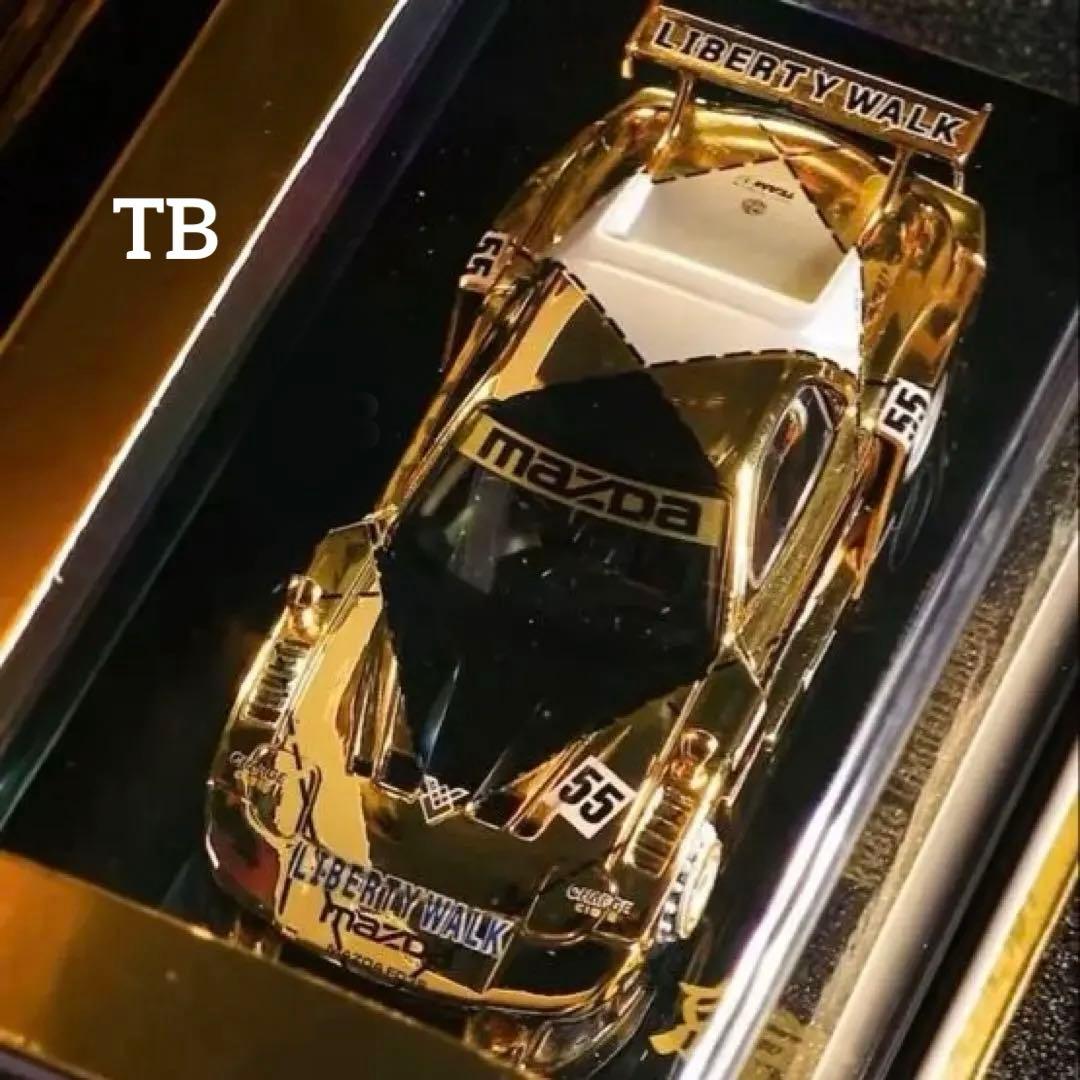 INNO64 リバティウォーク京都限定 RX7 ゴールドと限定ピン5個