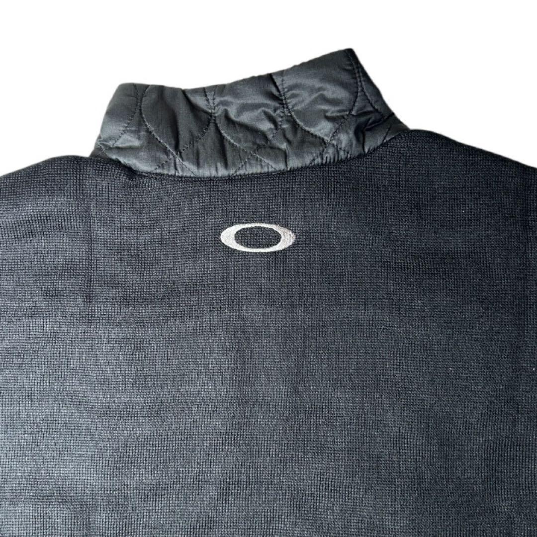 OAKLEY 433798JP 中綿切替 ニットジャケット XL キルティング