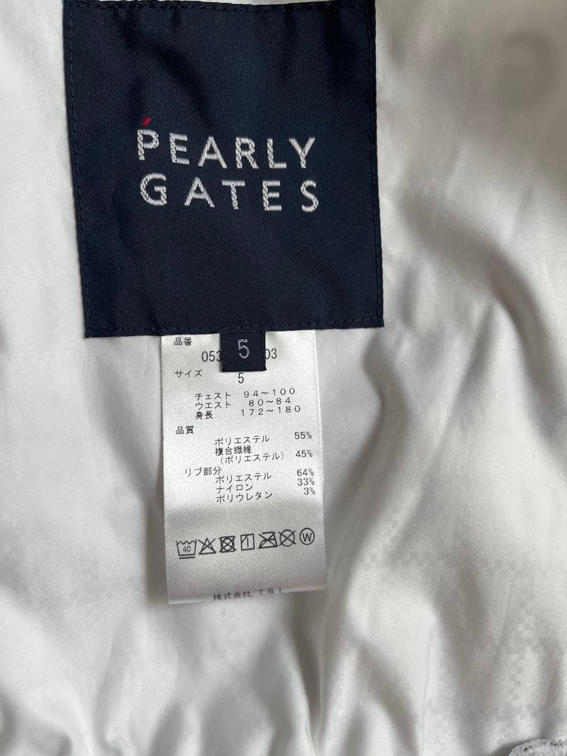 PEARLY GATES 春物メンズブルゾン　5番