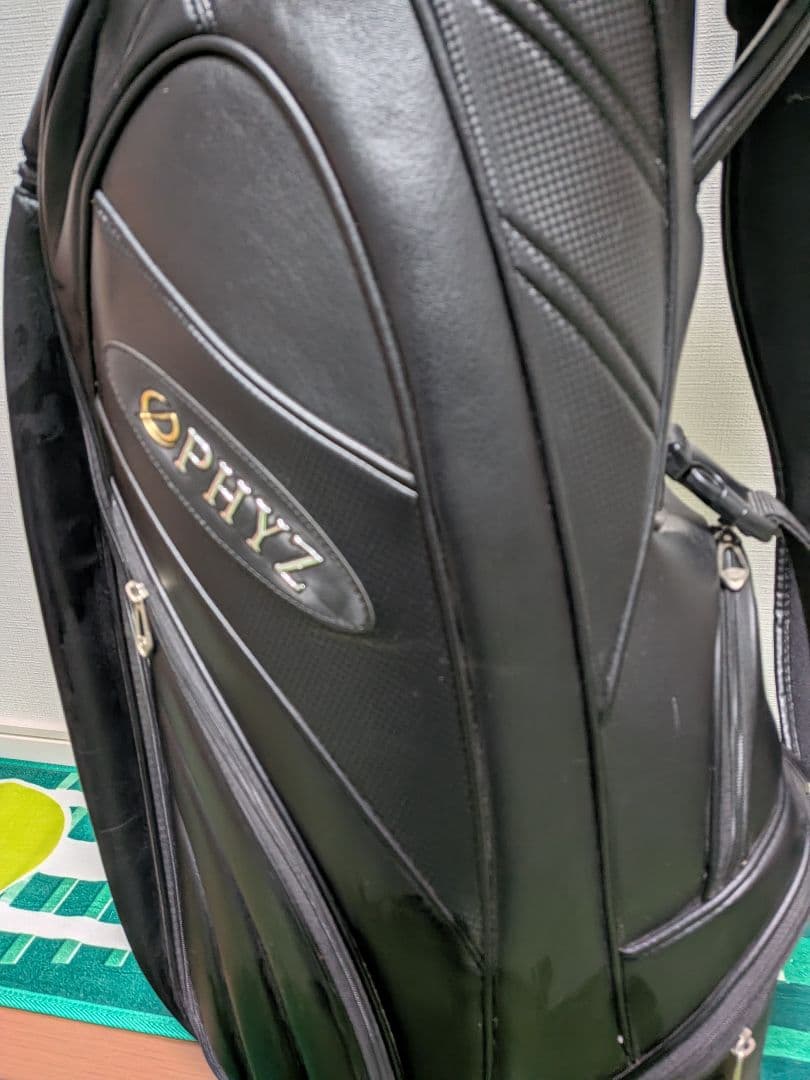【希少・高級モデル】ツアーステージ PHYZ キャディバッグ 黒 軽量モデル