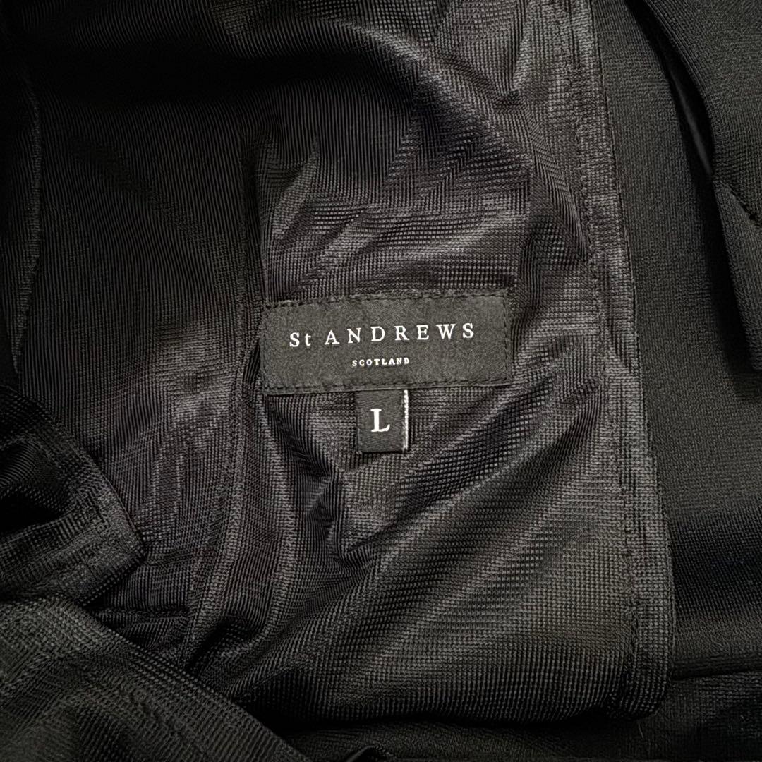 ✨美品✨　St Andrews セントアンドリュース　　ストレッチパンツ　黒　L