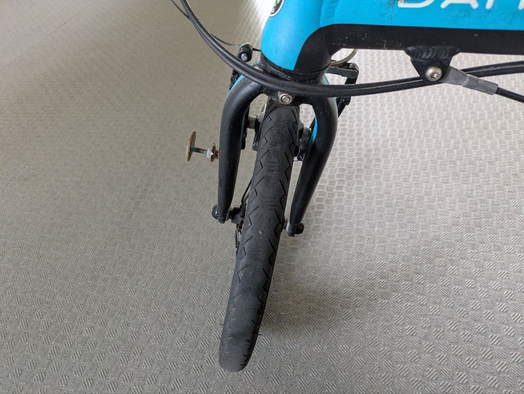 千葉市美浜区引き取り専用　DAHON K3 折りたたみ自転車 青