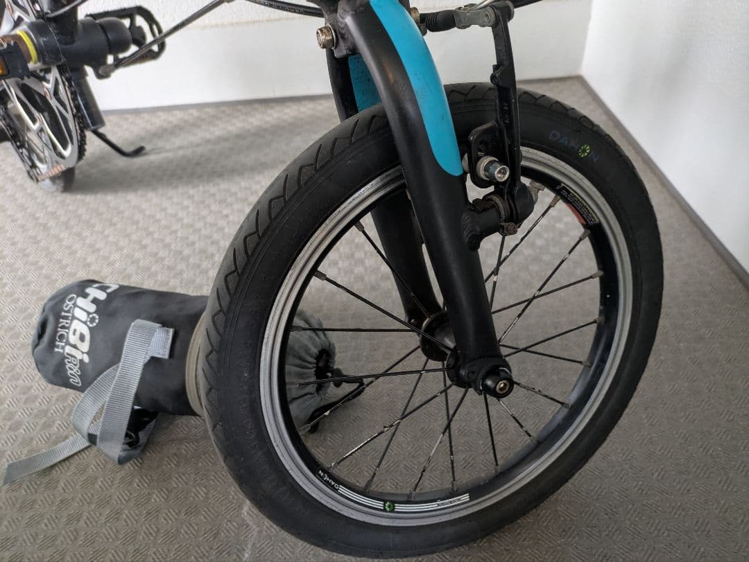 千葉市美浜区引き取り専用　DAHON K3 折りたたみ自転車 青