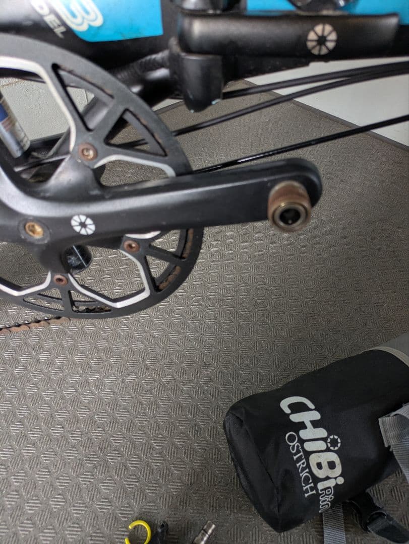 千葉市美浜区引き取り専用　DAHON K3 折りたたみ自転車 青
