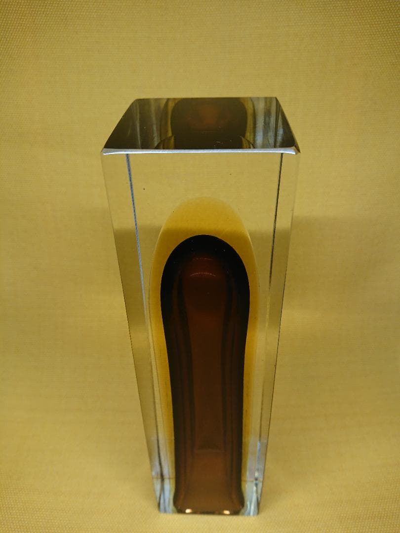 【美品】一輪挿し　ムラノ　ガラス　置物　インテリア　工芸品　美術品　A2517