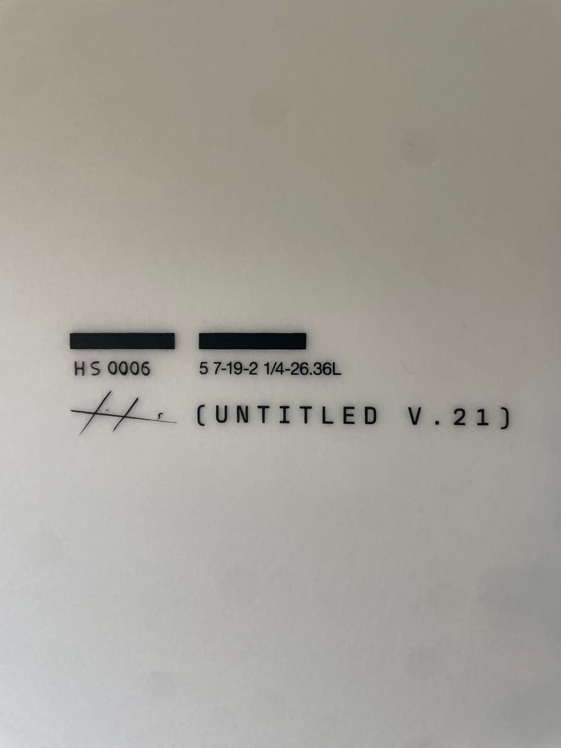 【手渡限定@福岡】ヘイデン UNTITLED EPS haydenshapes