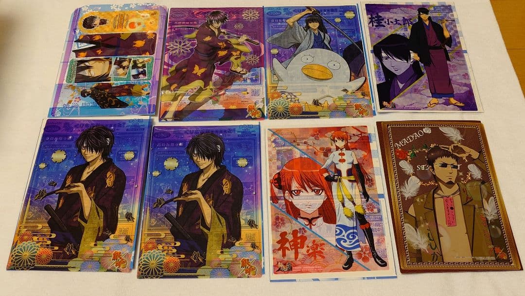 銀魂　キーホルダー　シール　カード　屏風　色紙　もちころりん　ポスター
