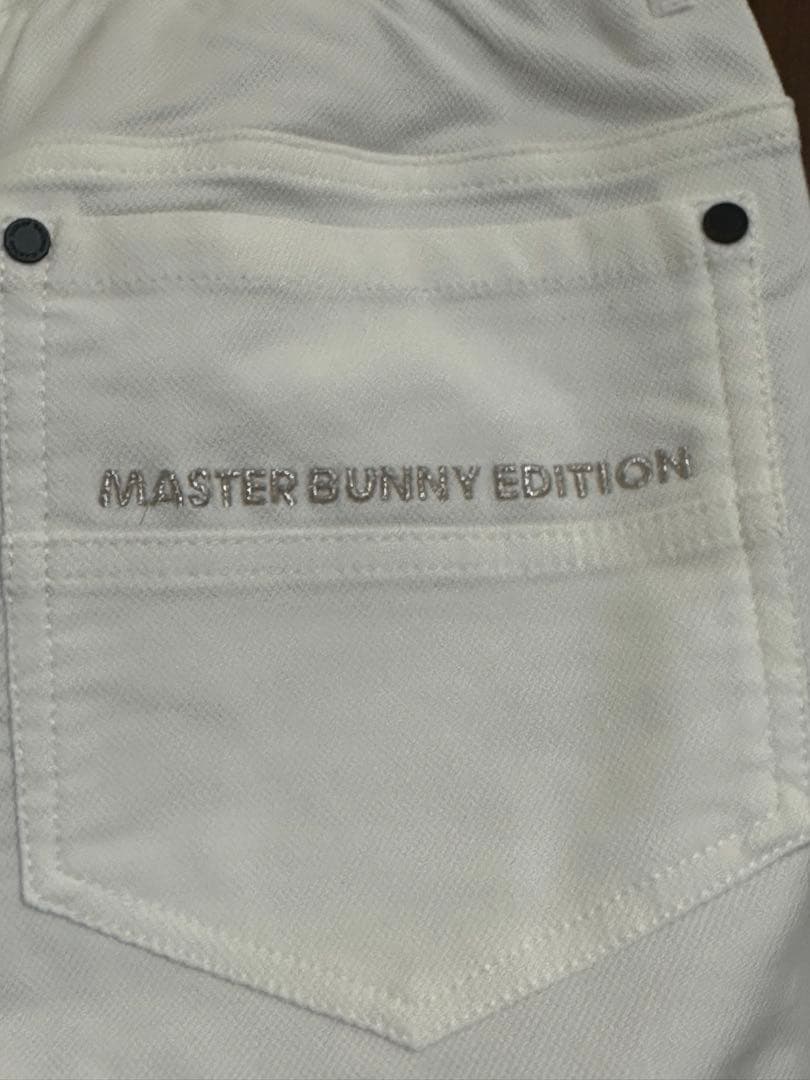 未使用　MASTER BUNNY EDITION メンズゴルフパンツ　ホワイト