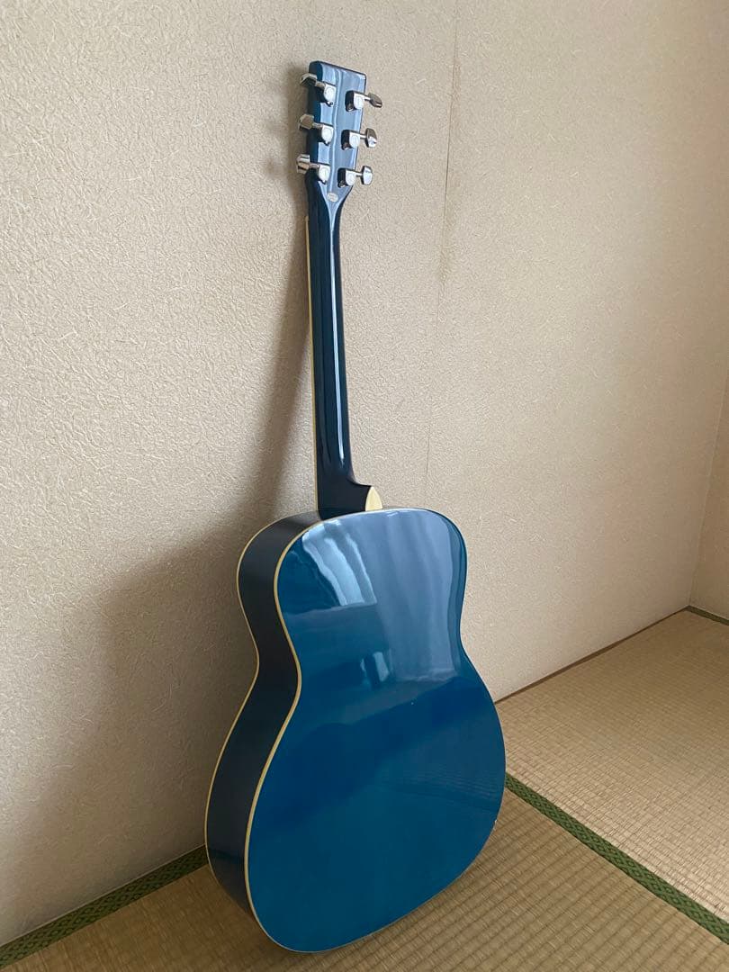 【中古】Kgarage アコースティックギター　ブルー