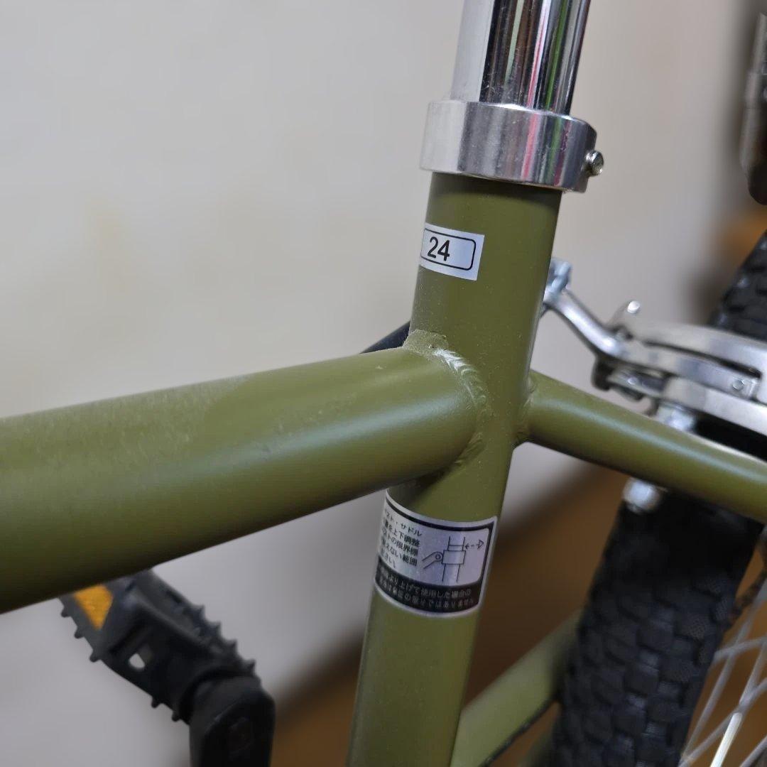 【直接取り引き限定】ウエルビーサイクル 　バックパッカー６０９☆24インチ