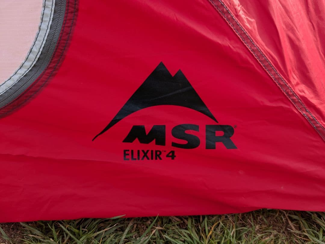 MSR　エリクサー4　フットプリント付き　フライシート欠品