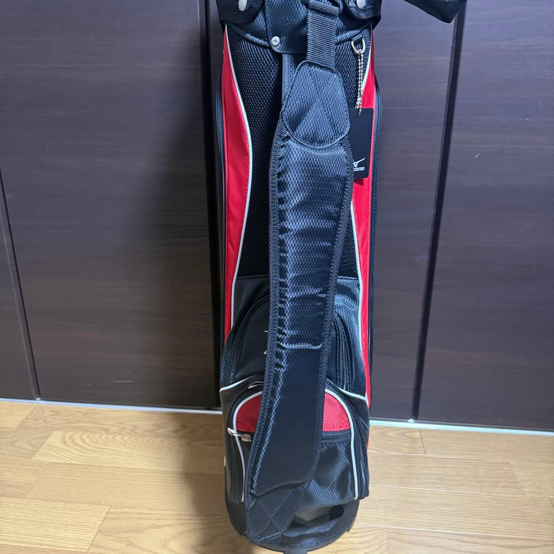 Mizuno T-ZOID キャディバッグ ゴルフバッグ ブラック/レッド