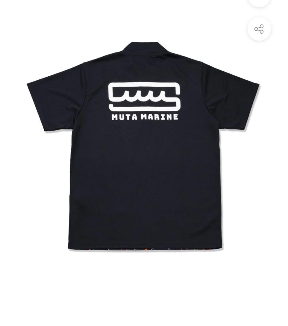 MUTA MARINE ハーフジップモックネックシャツ