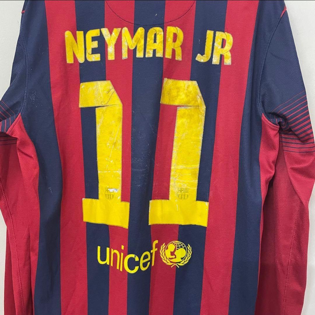 nike 13-14 Barcelona Neymar 選手着用モデル　長袖 M