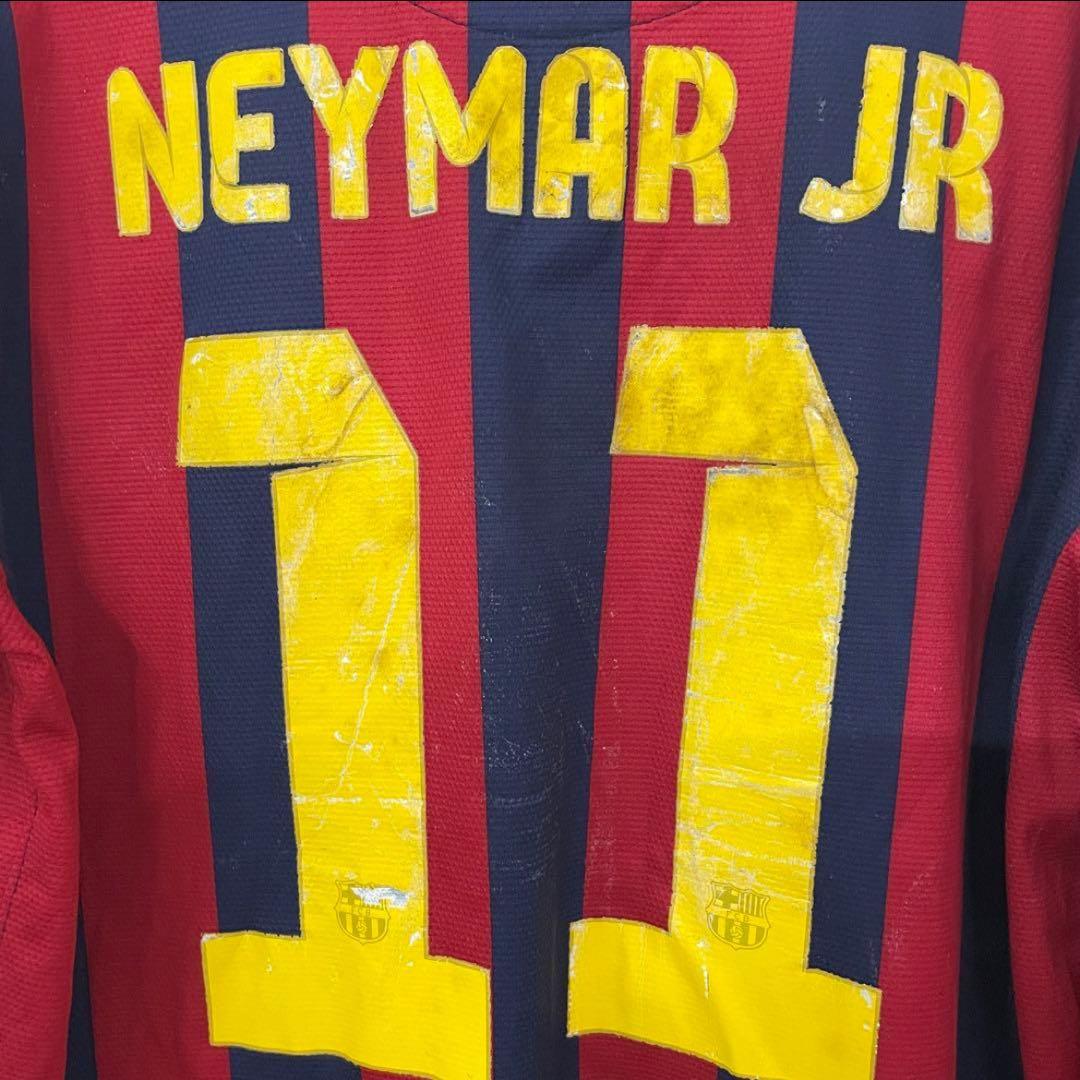 nike 13-14 Barcelona Neymar 選手着用モデル　長袖 M