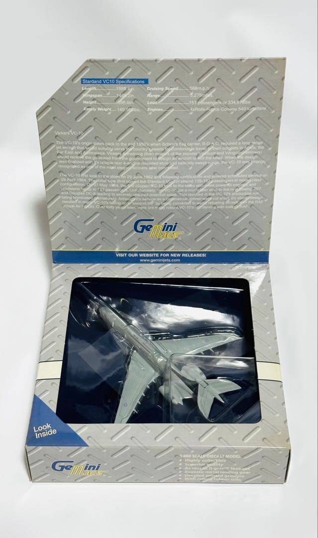 Gemini 1/400 Vickers VC-10 90周年記念モデル