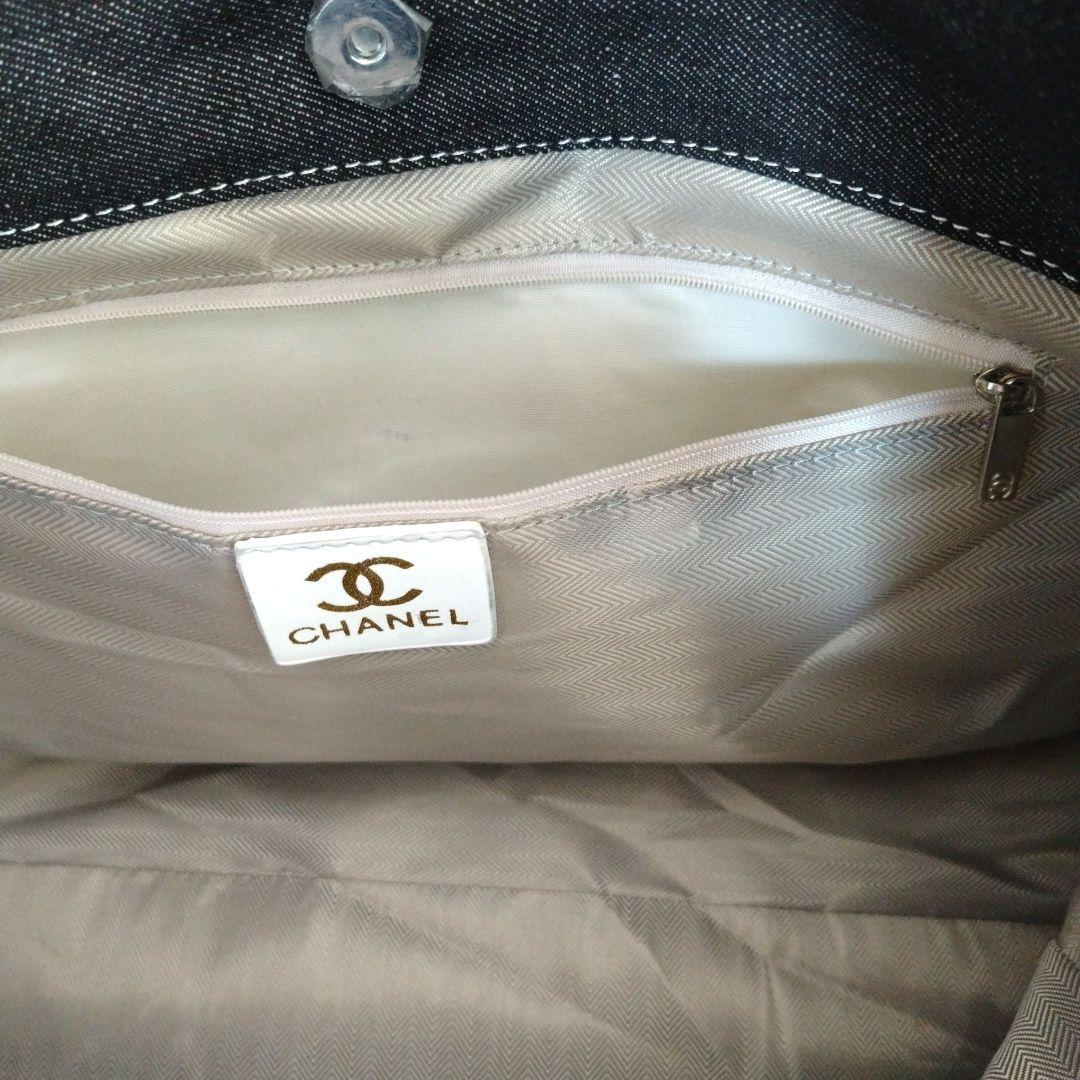 CHANEL　ノベルティ　デニム　ショルダーバッグ