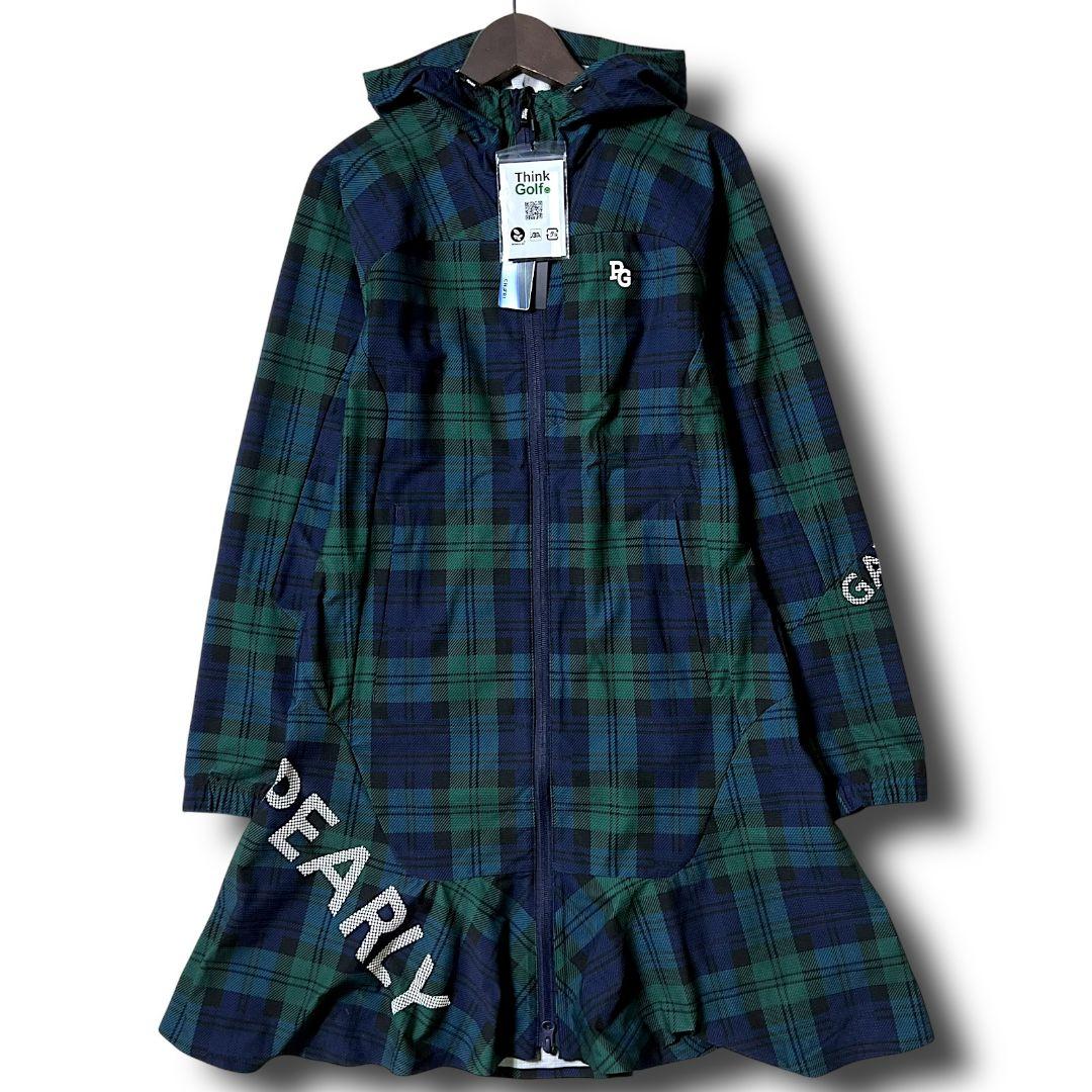 新品タグ付 0 パーリーゲイツ TEXBRIDシワ防止 ワンピース 定価4.8万