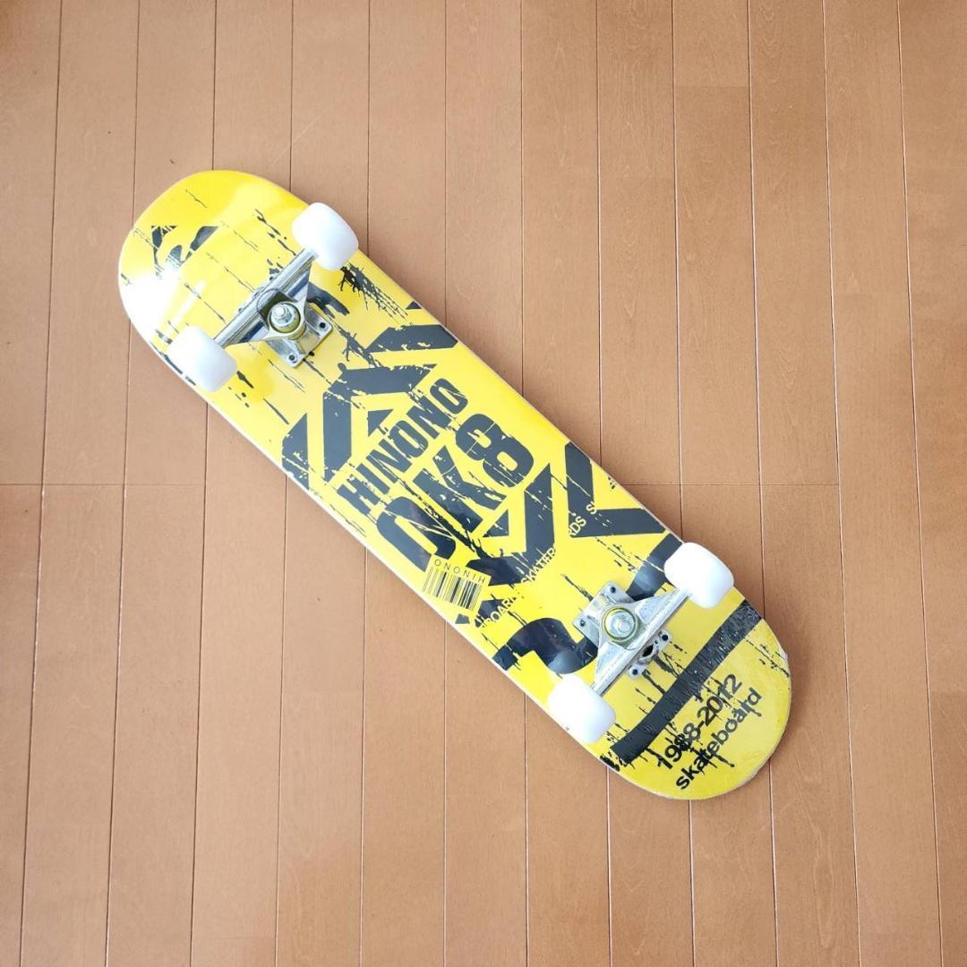 スケートボード　スケボー　ABEC9ベアリング採用　OK8 イエロー