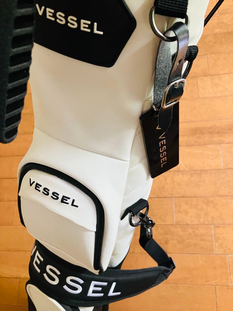 VESSEL ベゼル セルフスタンド スタンド式クラブケース 美品 WH×BK