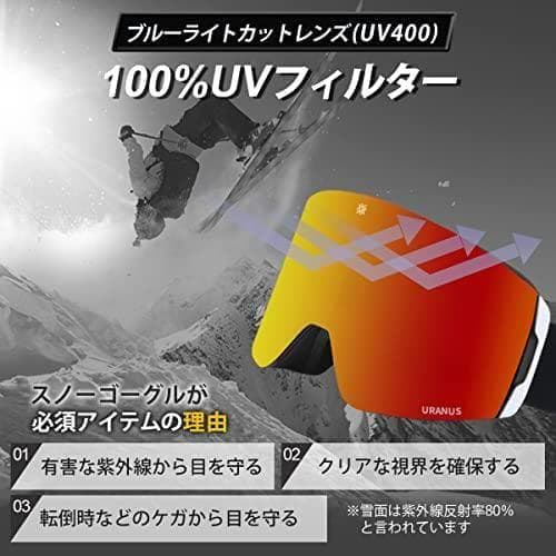 [FIRN] フィルン スノーゴーグル URANUS スキー スノーボード ゴm