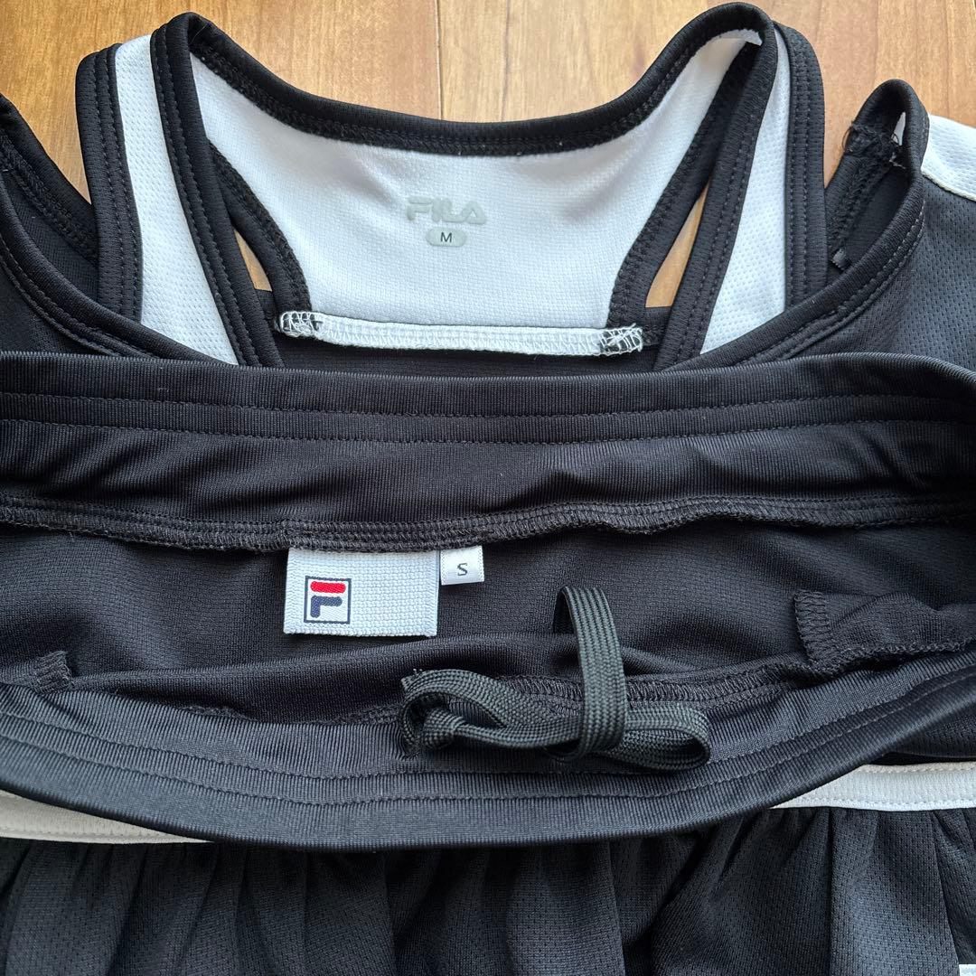 FILA トップス(Mサイズ)&スコート(Sサイズ)