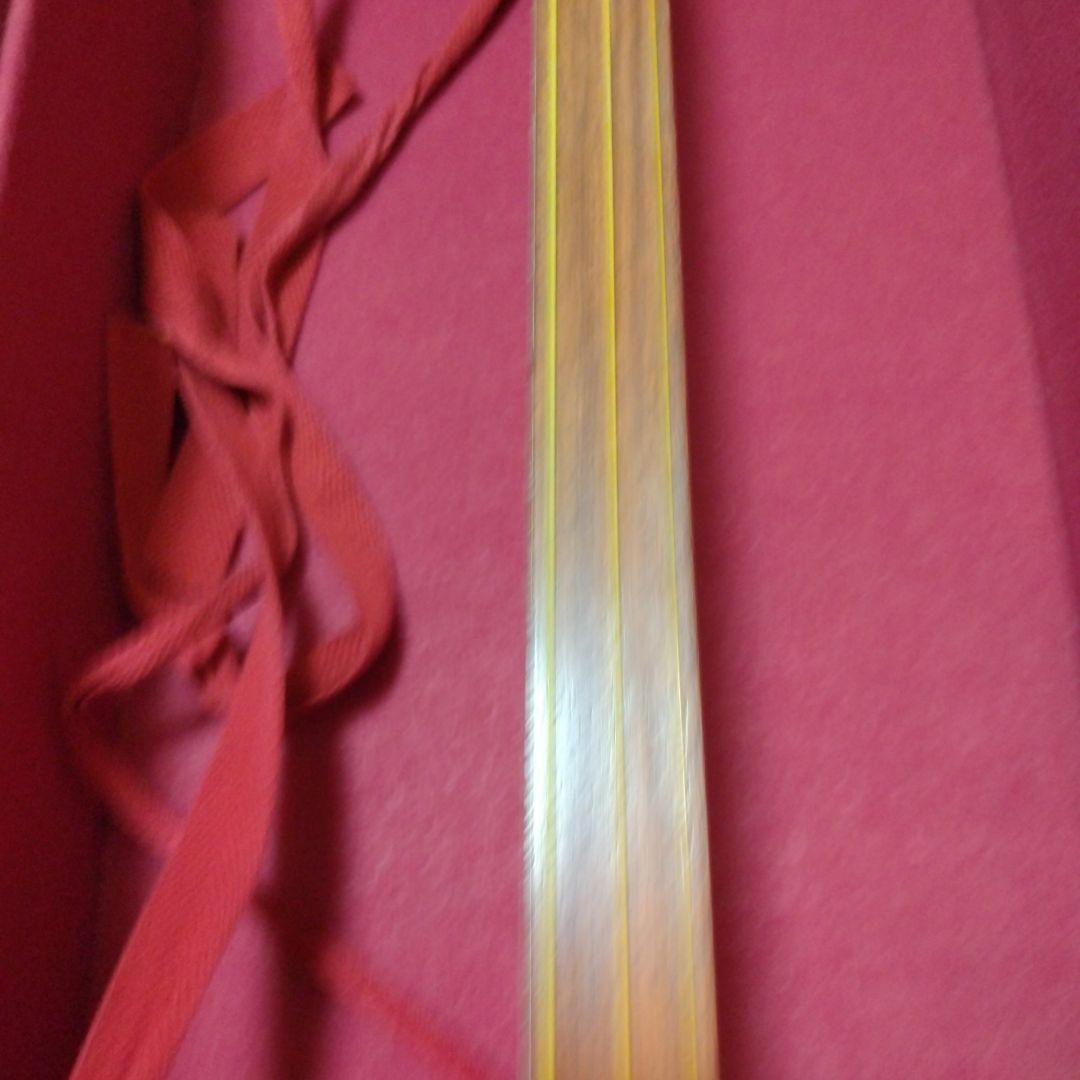 長唄三味線 花梨 細棹 初心者セット 破れなし すぐ練習可